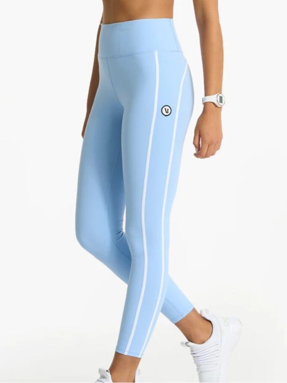 Vuori Caladon Track Legging High Rise Blue White Size Large